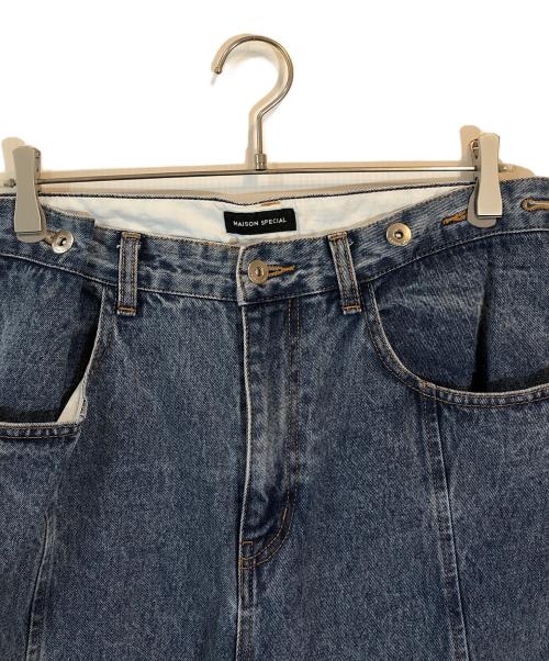 MAISON SPECIAL（メゾンスペシャル）MAISON SPECIAL (メゾンスペシャル) 2way Waist Denim Pants インディゴ サイズ:38の古着・服飾アイテム