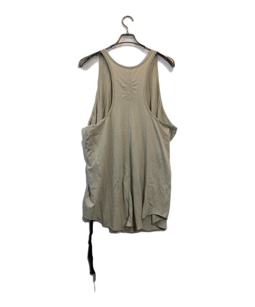 RICK OWENS（リックオウエンス）RICK OWENS (リックオウエンス) Haltar Tank Top ベージュ サイズ:Lの古着・服飾アイテム