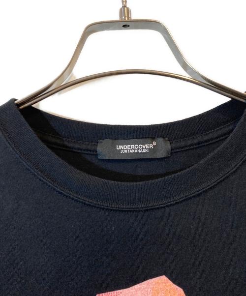 UNDERCOVER（アンダーカバー）UNDERCOVER (アンダーカバー) WOMENS ROSE/EYE コットン ロング Tシャツ ブラック サイズ:1の古着・服飾アイテム