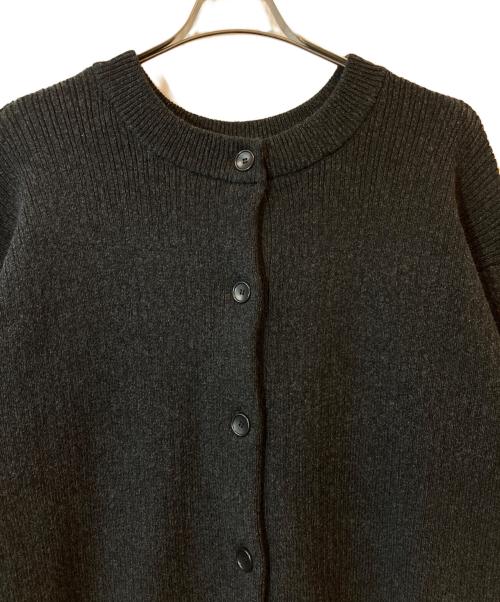 CLANE（クラネ）CLANE (クラネ) ダブルフェイス ニットカーディガン ブラック サイズ:1の古着・服飾アイテム