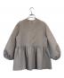 UNITED ARROWS (ユナイテッドアローズ) エアリージャカード ペプラム 9SL ブラウス グレー サイズ:SIZE S：6000円