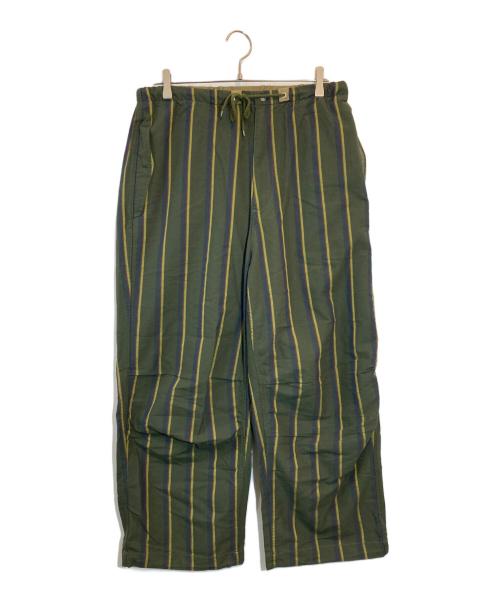 THE NORTHFACE PURPLELABEL（ザ・ノースフェイス パープルレーベル）THE NORTHFACE PURPLELABEL (ザ・ノースフェイス パープルレーベル) Regimental Stripe Field Pants グリーン サイズ:30の古着・服飾アイテム