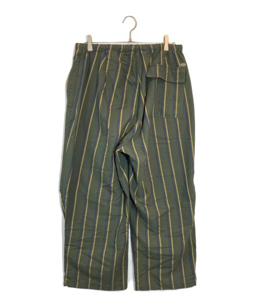 THE NORTHFACE PURPLELABEL（ザ・ノースフェイス パープルレーベル）THE NORTHFACE PURPLELABEL (ザ・ノースフェイス パープルレーベル) Regimental Stripe Field Pants グリーン サイズ:30の古着・服飾アイテム