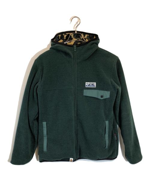 A BATHING APE（ア ベイシング エイプ）A BATHING APE (ア ベイシング エイプ) リバーシブルカモフラジャケット グリーン サイズ:Mの古着・服飾アイテム