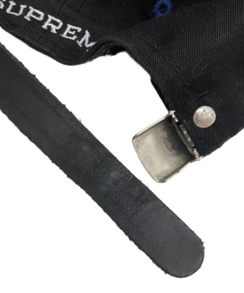 SUPREME（シュプリーム）Supreme (シュプリーム) 2-tone s logo 6-panel ブルー×ブラックの古着・服飾アイテム