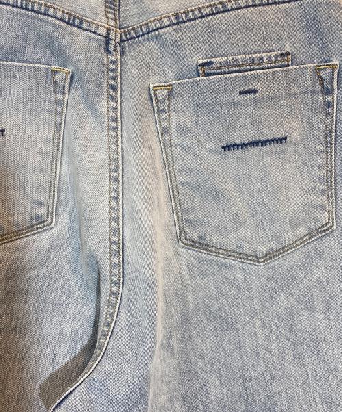 YANUK（ヤヌーク）YANUK (ヤヌーク) ルーズストレートJOAN インディゴ サイズ:24の古着・服飾アイテム