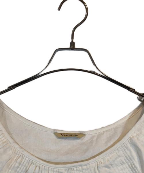 Curensology（カレンソロジー）Curensology (カレンソロジー) ットンリネンカットワークブラウス ホワイト サイズ:SIZE Freeの古着・服飾アイテム