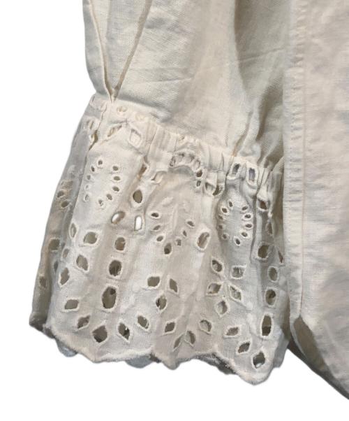 Curensology（カレンソロジー）Curensology (カレンソロジー) ットンリネンカットワークブラウス ホワイト サイズ:SIZE Freeの古着・服飾アイテム