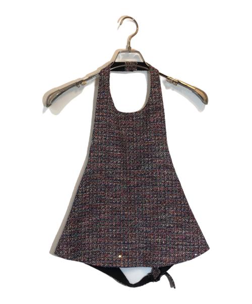 Curensology（カレンソロジー）Curensology (カレンソロジー) ツイードラメビスチェ マルチカラー サイズ:SIZE Freeの古着・服飾アイテム