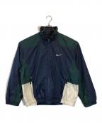 NIKEナイキ）の古着「ナイロンジャケット」｜グリーン×ネイビー