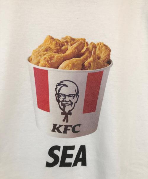 WIND AND SEA（ウィンダンシー）WIND AND SEA (ウィンダンシー) KFC (ケンタッキー・フライド・チキン) TRIM TEE ホワイト サイズ:SIZE Mの古着・服飾アイテム