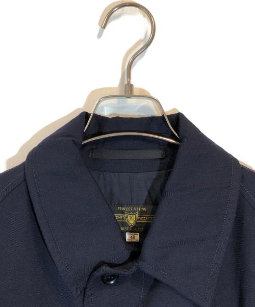 BUTCHER PRODUCTS（ブッチャープロダクツ）BUTCHER PRODUCTS (ブッチャープロダクツ) ギャバジンコート ネイビー サイズ:40の古着・服飾アイテム