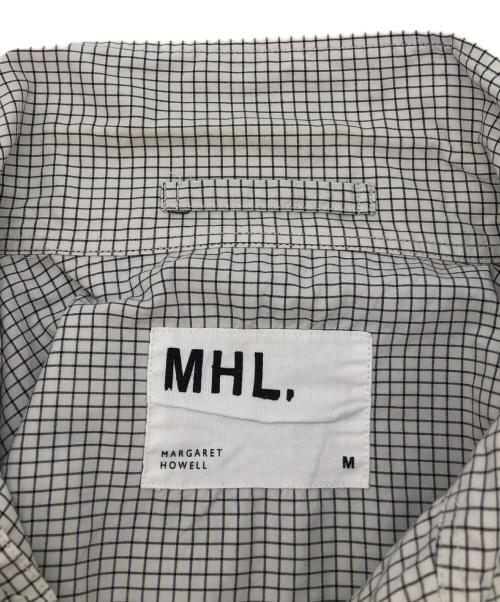 MHL（エムエイチエル）MHL (エムエイチエル) COTTON PLAID CHECK SHIRT ホワイト サイズ:Mの古着・服飾アイテム