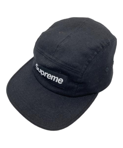 SUPREME（シュプリーム）Supreme (シュプリーム) Lochcarron Camp Cap ブラック サイズ:下記参照の古着・服飾アイテム