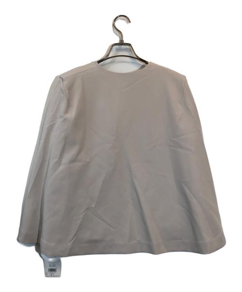 Mila Owen（ミラオーウェン）Mila Owen (ミラオーウェン) マントフレアジャケット ベージュ サイズ:０ 未使用品の古着・服飾アイテム