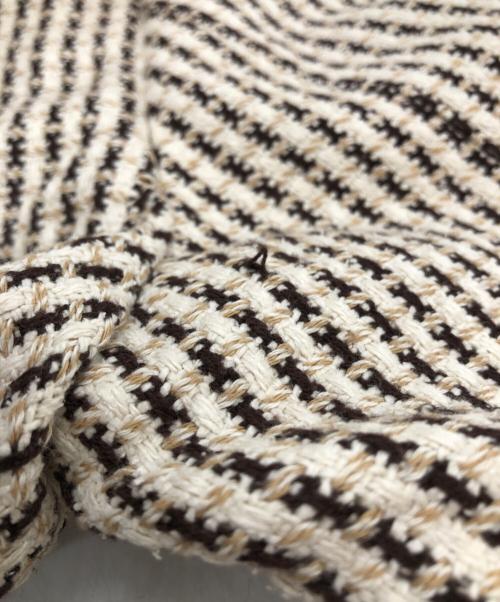 LARDINI（ラルディーニ）LARDINI (ラルディーニ) ツイードテーラードジャケット ベージュ サイズ:SIZE 42の古着・服飾アイテム