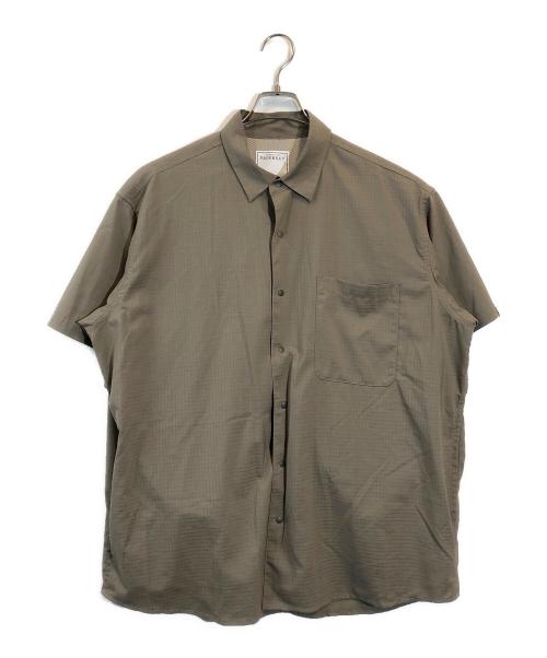 PAPERSKY（ペーパースカイ）PAPERSKY (ペーパースカイ) ハイク&バイクケイブビッグハーフシャツ ブラウン サイズ:Mの古着・服飾アイテム