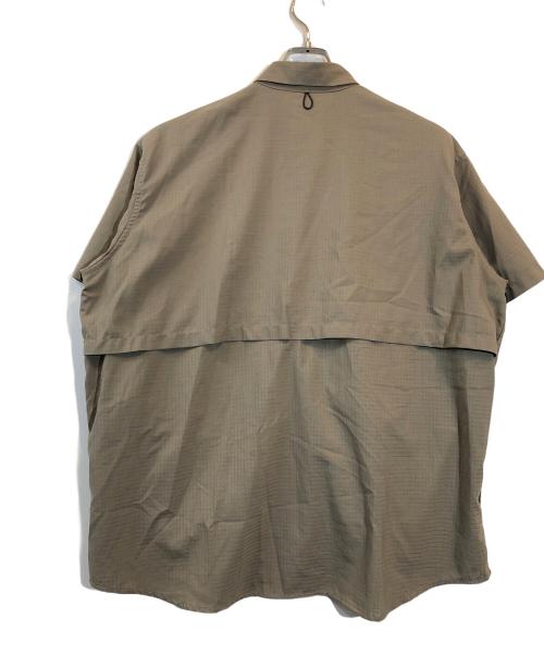 PAPERSKY（ペーパースカイ）PAPERSKY (ペーパースカイ) ハイク&バイクケイブビッグハーフシャツ ブラウン サイズ:Mの古着・服飾アイテム