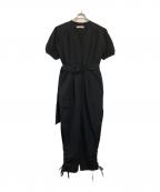 HER LIP TOハーリップトゥ）の古着「Volume Sleeve Belted Jumpsuit」｜ブラック
