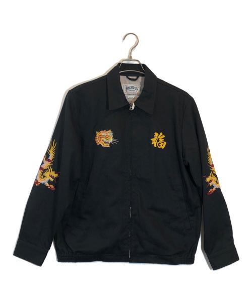 HOUSTON（ヒューストン）HOUSTON (ヒューストン) VIETNAM JACKET (TIGER) ブラック サイズ:SIZE M 未使用品の古着・服飾アイテム