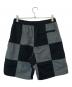 PALACE (パレス) パッチワークナイロンハーフパンツ ブラック×グレー サイズ:SIZE L：8000円