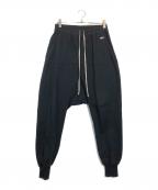 RICK OWENSリックオウエンス）の古着「DRAWSTRING JOGGER PANTS」｜ブラック