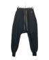 RICK OWENS（リックオウエンス）の古着「DRAWSTRING JOGGER PANTS」｜ブラック