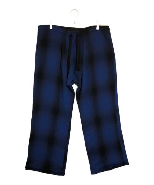 NOBNAGA（ノブナガ）NOBNAGA (ノブナガ) Reversible Sarouel Baggy Pants ブルー サイズ:SIZE Freeの古着・服飾アイテム