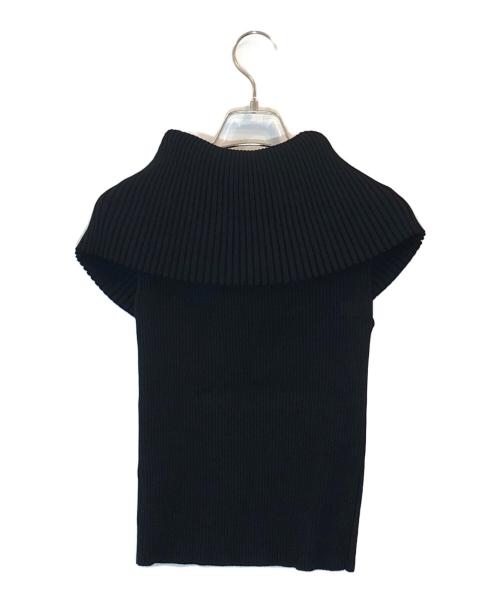 machatt（マチャット）machatt (マチャット) オフショルリブニット ブラック サイズ:表記なしの古着・服飾アイテム