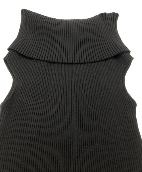 machatt（マチャット）machatt (マチャット) オフショルリブニット ブラック サイズ:表記なしの古着・服飾アイテム