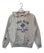 POLO COUNTRYポロカントリー）の古着「ポロベア後付けパーカー」｜グレー