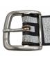 中古・古着 DIESEL (ディーゼル) ヴィンテージ加工ロゴベルト ブラック：5000円