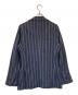 Circolo 1901 (チルコロ1901) ストライプジャージーテーラードジャケット ネイビー サイズ:SIZE 42：9000円