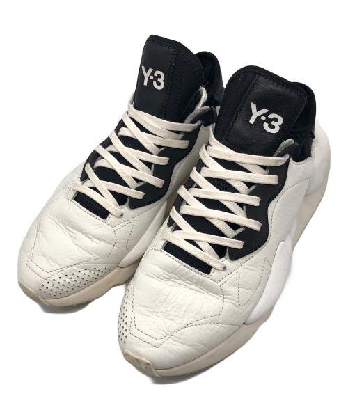 Y-3（ワイスリー）Y-3 (ワイスリー) KAIWA ローカットスニーカー ホワイト×ブラック サイズ:26.5の古着・服飾アイテム