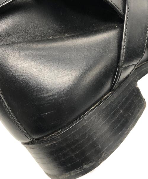 BURBERRY BLACK LABEL（バーバリーブラックレーベル）BURBERRY BLACK LABEL (バーバリーブラックレーベル) ジョッパーブーツ ブラック サイズ:25の古着・服飾アイテム