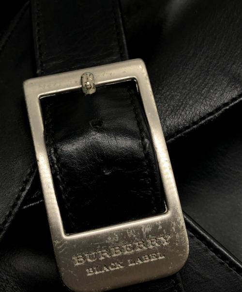BURBERRY BLACK LABEL（バーバリーブラックレーベル）BURBERRY BLACK LABEL (バーバリーブラックレーベル) ジョッパーブーツ ブラック サイズ:25の古着・服飾アイテム