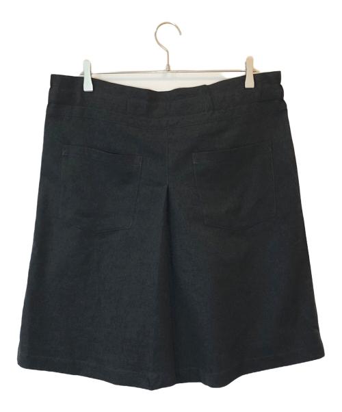 me ISSEY MIYAKE（ミーイッセイ ミヤケ）me ISSEY MIYAKE (ミーイッセイ ミヤケ) 転写プリントスカート ブラック サイズ:表記なしの古着・服飾アイテム