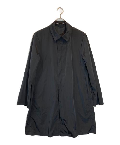 GIORGIO ARMANI（ジョルジョアルマーニ）GIORGIO ARMANI (ジョルジョアルマーニ) 比翼ジップアップコート ブラック サイズ:SIZE 46の古着・服飾アイテム
