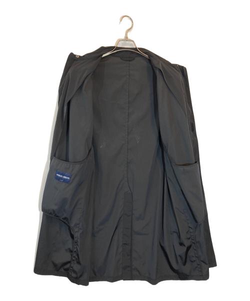 GIORGIO ARMANI（ジョルジョアルマーニ）GIORGIO ARMANI (ジョルジョアルマーニ) 比翼ジップアップコート ブラック サイズ:SIZE 46の古着・服飾アイテム