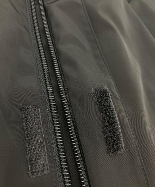 GIORGIO ARMANI（ジョルジョアルマーニ）GIORGIO ARMANI (ジョルジョアルマーニ) 比翼ジップアップコート ブラック サイズ:SIZE 46の古着・服飾アイテム