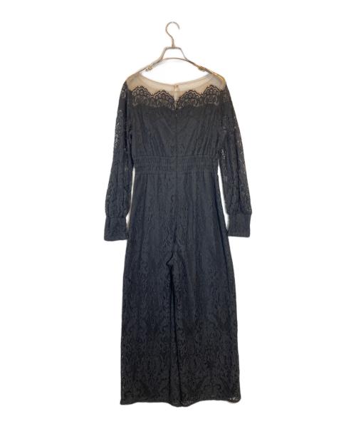 Ameri（アメリ）AMERI (アメリ) OFF SHOULDER LACE LIKE ROMPERS ブラック サイズ:SIZE M 未使用品の古着・服飾アイテム