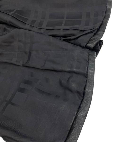 BURBERRY LONDON（バーバリーロンドン）BURBERRY LONDON (バーバリーロンドン) ラムレザーブルゾン ブラック サイズ:SIZE Mの古着・服飾アイテム