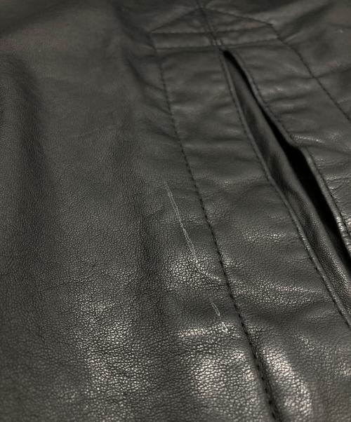 BURBERRY LONDON（バーバリーロンドン）BURBERRY LONDON (バーバリーロンドン) ラムレザーブルゾン ブラック サイズ:SIZE Mの古着・服飾アイテム