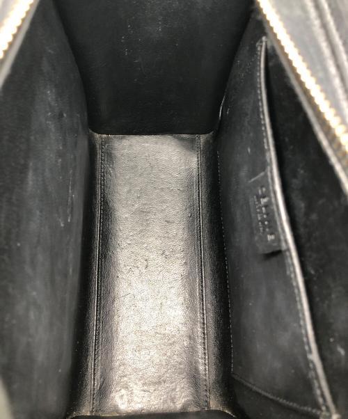 CELINE（セリーヌ）CELINE (セリーヌ) ナノショッパーレザー2WAYバッグ ベージュ×ブラックの古着・服飾アイテム