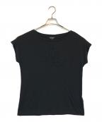 LAUREN RALPH LAURENローレンラルフローレン）の古着「ノースリーブカットソー」｜ブラック
