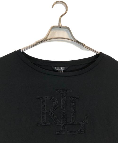 LAUREN RALPH LAUREN（ローレンラルフローレン）LAUREN RALPH LAUREN (ローレンラルフローレン) ノースリーブカットソー ブラック サイズ:SIZE Mの古着・服飾アイテム