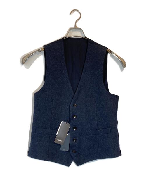 LARDINI（ラルディーニ）LARDINI (ラルディーニ) ウールジレ ネイビー サイズ:SIZE 48の古着・服飾アイテム