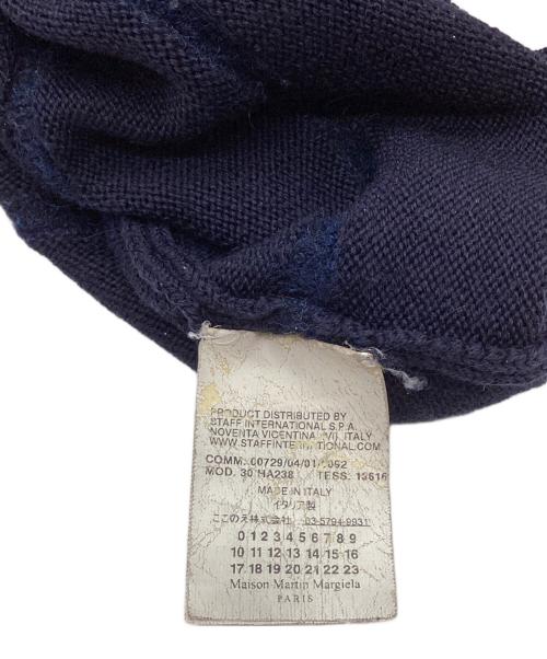Maison Margiela（メゾンマルジェラ）Maison Margiela (メゾンマルジェラ) Vネックカーディガン ネイビー サイズ:SIZE Sの古着・服飾アイテム