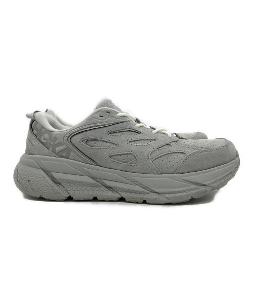 HOKAONEONE（ホカオネオネ）HOKAONEONE (ホカオネオネ) CLIFTON L SUEDE LIMESTONE グレー サイズ:27の古着・服飾アイテム