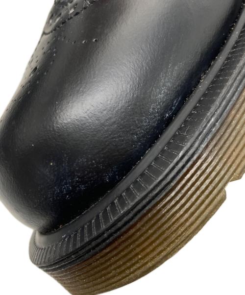 Dr.Martens（ドクターマーチン）Dr.Martens (ドクターマーチン) イエローステッチ ブローグ シューズ ブラック サイズ:UK8の古着・服飾アイテム